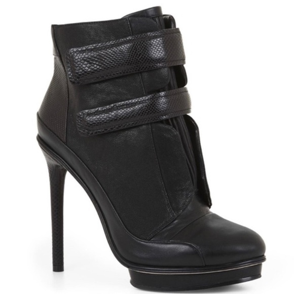 BCBGMAXAZRIA Night Sneaker-Strap High-Heel Bootie - Picture 3 of 8